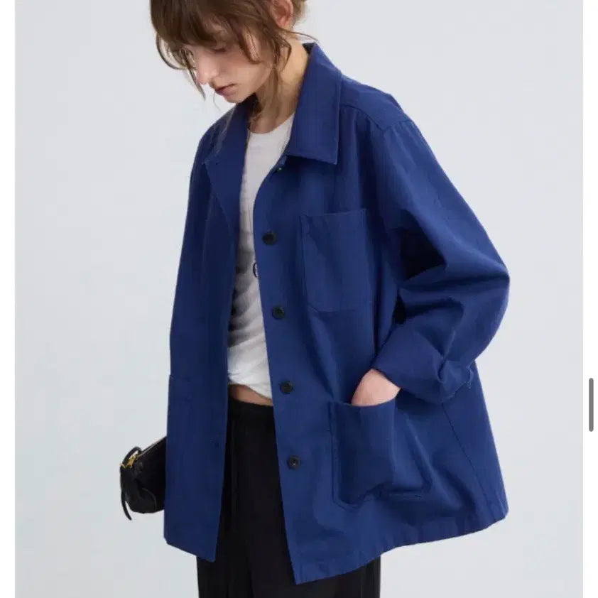 [BUNJANG] Mooneed Work Jacket - Blue / 무니드 워크자켓 블루