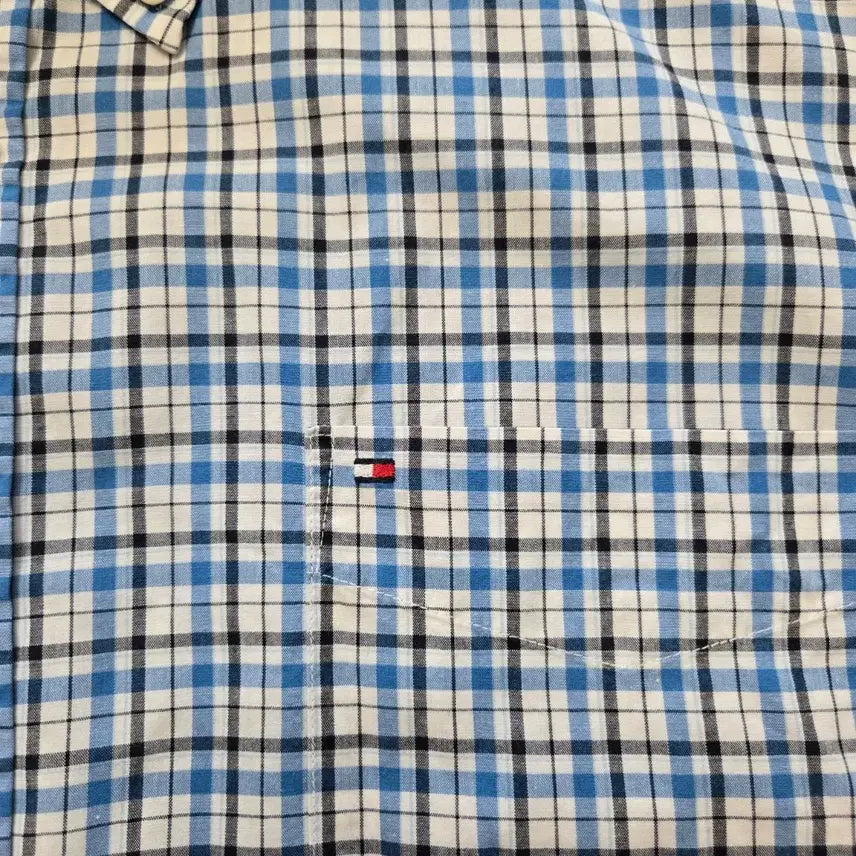 [BUNJANG] Tommy Hilfiger Plaid Long Sleeve Shirt / 110) 타미힐피거 체크 긴팔 셔츠
