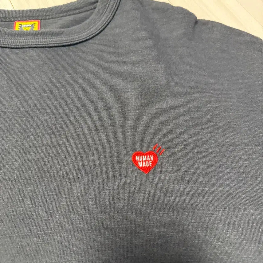 [BUNJANG] Human Made Heart Badge T-shirt Black 3XL / 휴먼메이드 하트 뱃지 티셔츠 블랙 3xl