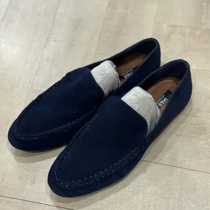 [BUNJANG] Marks &amp; Spencer Suede Loafers - Navy (New) / 막스앤스펜서 남성 스웨이드 로퍼 네이비컬러(새상품)