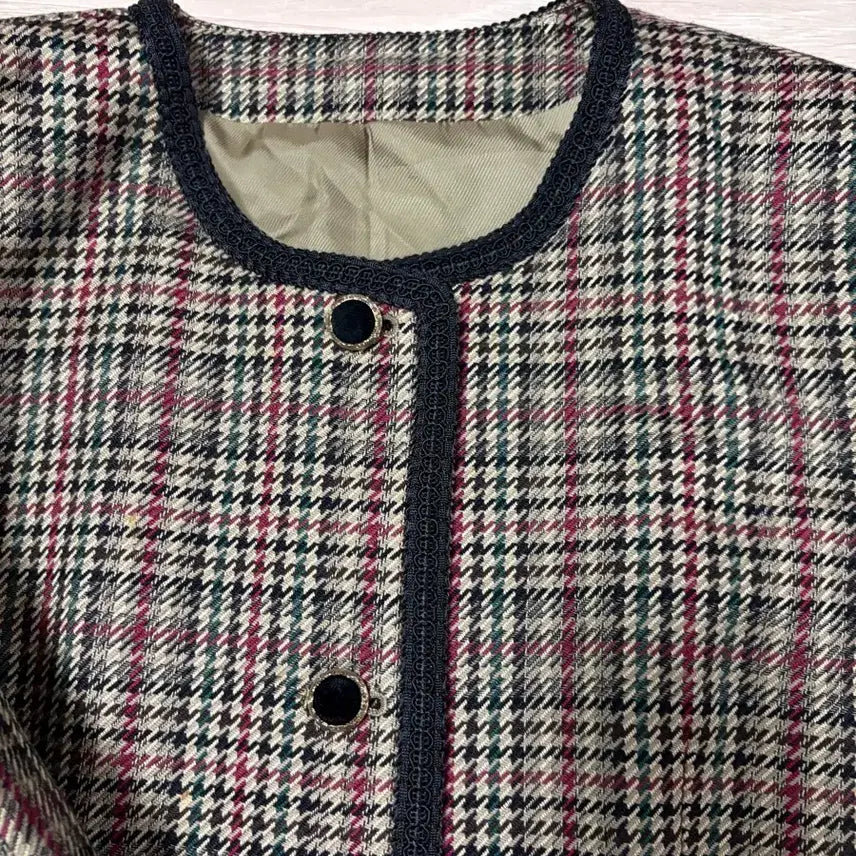 [BUNJANG] Burberry Check Tweed Jacket / 버버리 체크 트위드 자켓