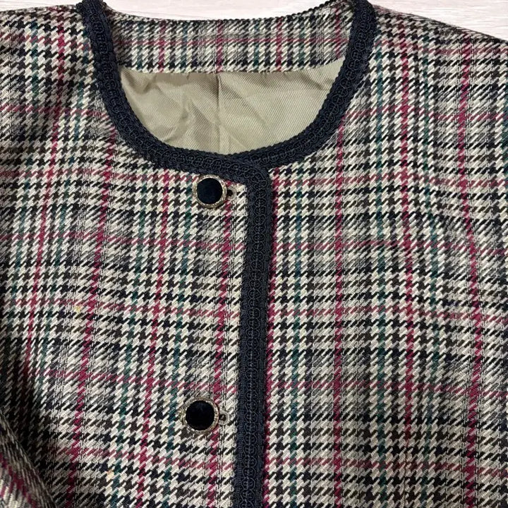 [BUNJANG] Burberry Check Tweed Jacket / 버버리 체크 트위드 자켓