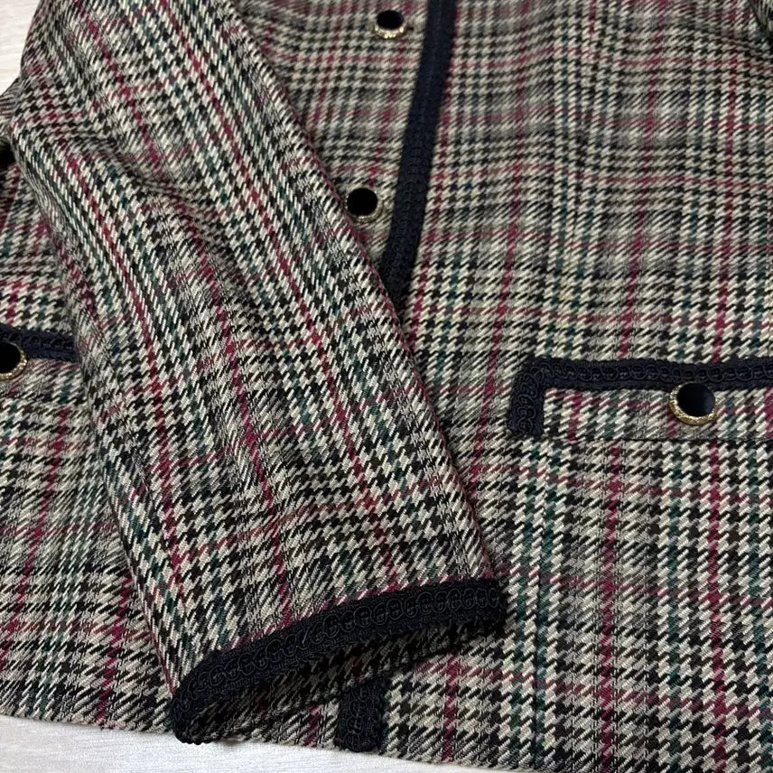 [BUNJANG] Burberry Check Tweed Jacket / 버버리 체크 트위드 자켓