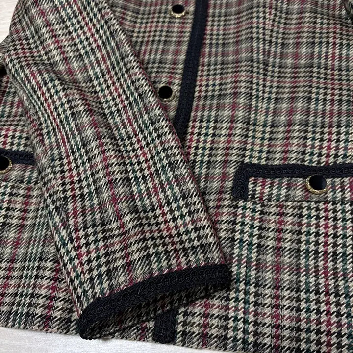 [BUNJANG] Burberry Check Tweed Jacket / 버버리 체크 트위드 자켓