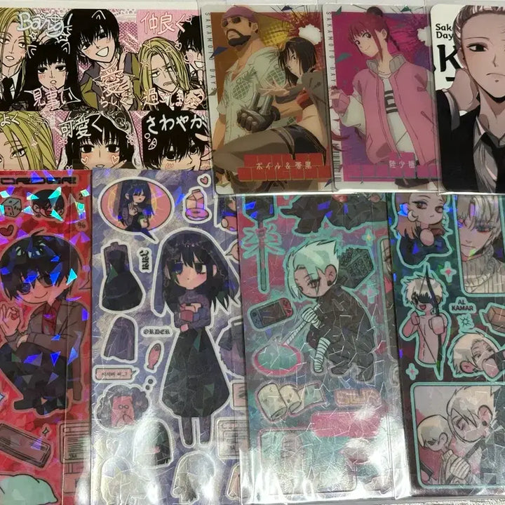 [BUNJANG] Sakamoto Days Sticker &amp; Photocard Bundle Set / 사카모토데이즈 사카데이 스티커 포카 일괄 판매