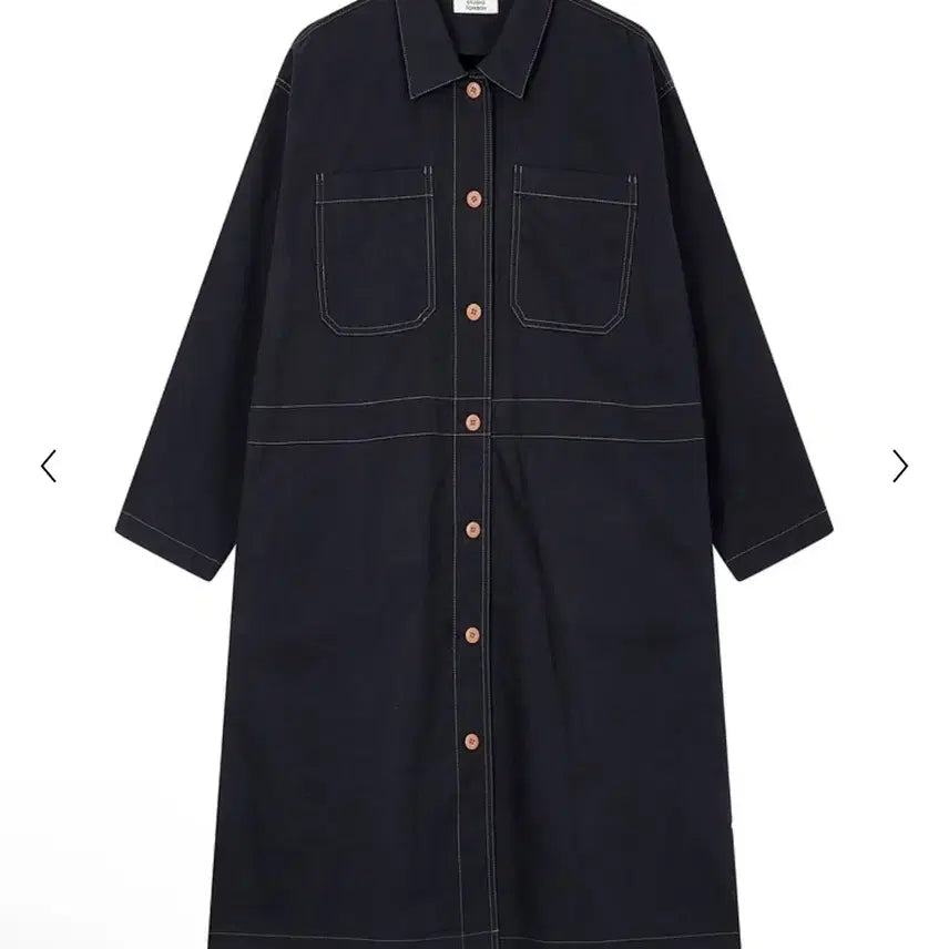 [BUNJANG] Studio Tomboy 22 Shirt Long Dress / 스튜디오 톰보이 22 셔츠 롱 원피스 free