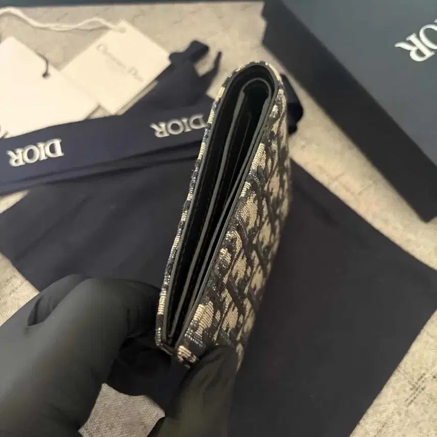 [BUNJANG] Dior Oblique Beige Wallet / [새상품급]디올 오블리크 반지갑 베이지 신형