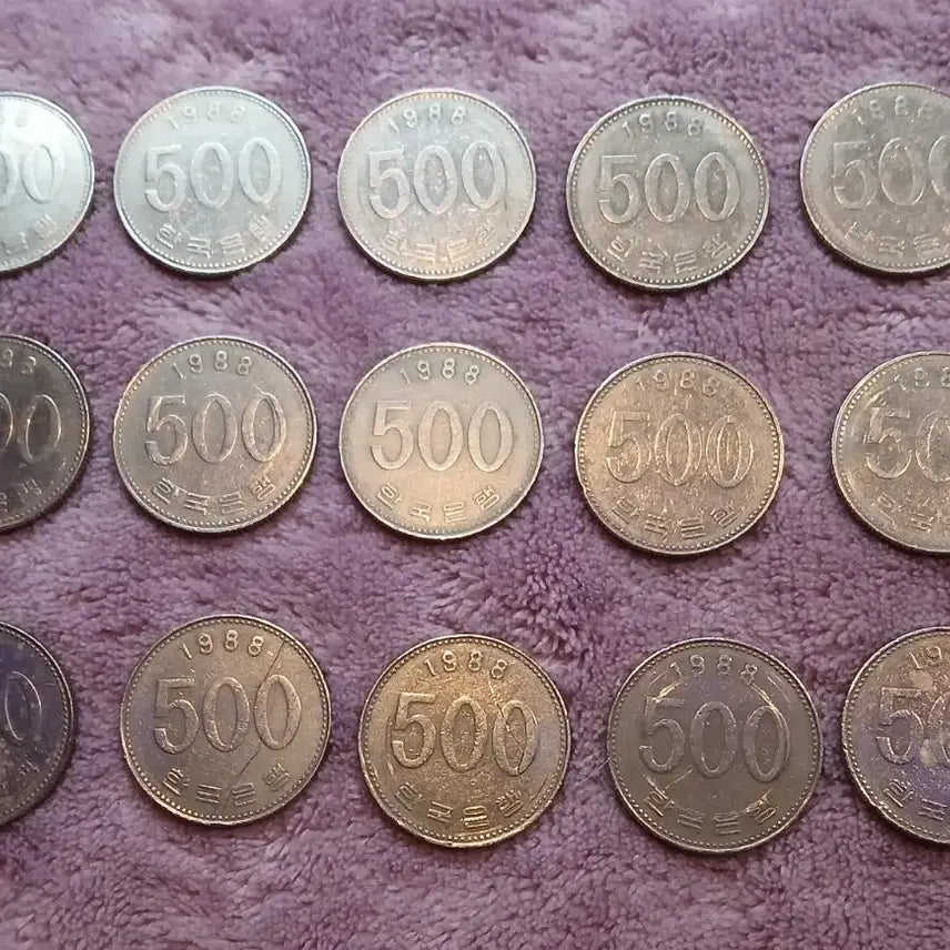 [SOLD OUT] 1988년 500원 동전 15개 일괄