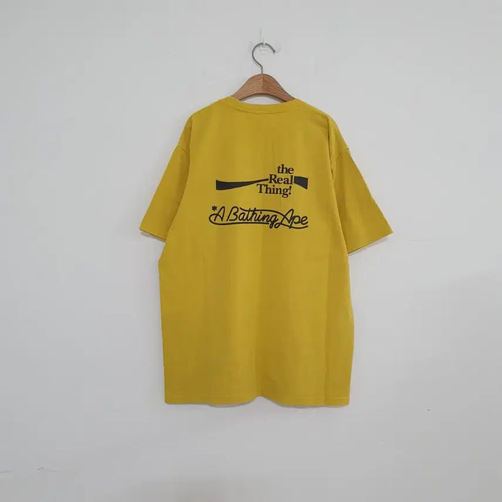 [BUNJANG] BAPE x Coca-Cola Collaboration Short Sleeve T-Shirt Yellow XL / No.26041318 베이프 x 코카콜라 콜라보 반팔 티셔츠 옐로우