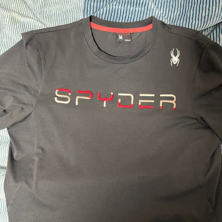 [SOLD OUT] SPYDER 스파이더 검정 반팔 티셔츠 판매