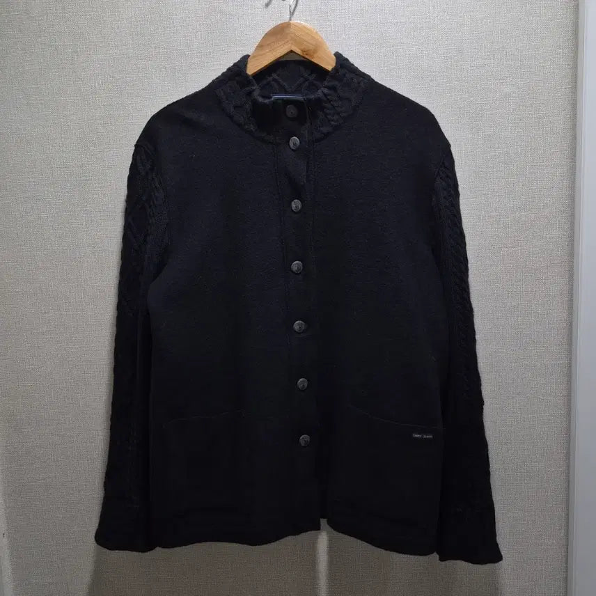 [BUNJANG] Saint James Wool Knit High Neck Cardigan / (SM) 세인트제임스 울 니트 하이넥 가디건