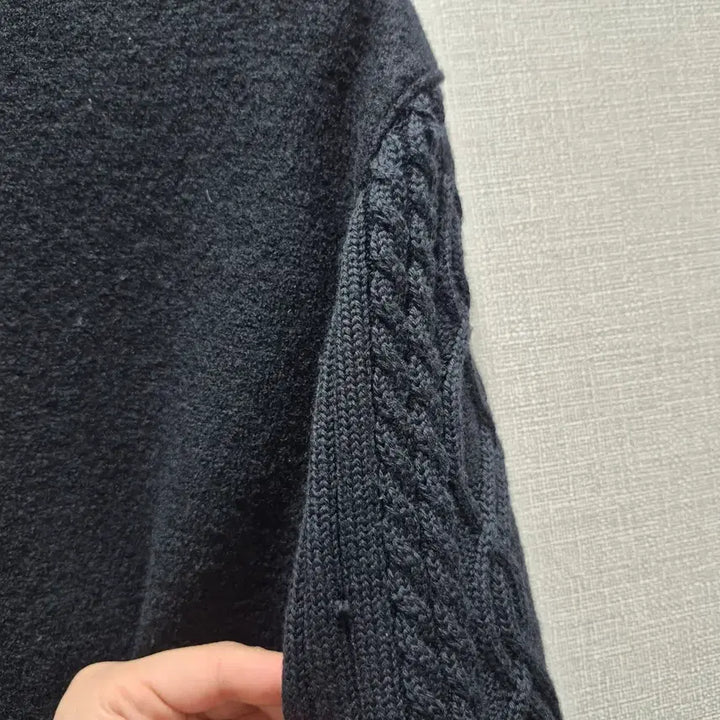 [BUNJANG] Saint James Wool Knit High Neck Cardigan / (SM) 세인트제임스 울 니트 하이넥 가디건