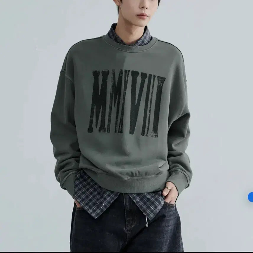 [BUNJANG] Maison Mineed MMXVIII Vintage Sweatshirt / [L] 메종미네드 맨투맨 MMXVIII VINTAGE SWEATSHIRT