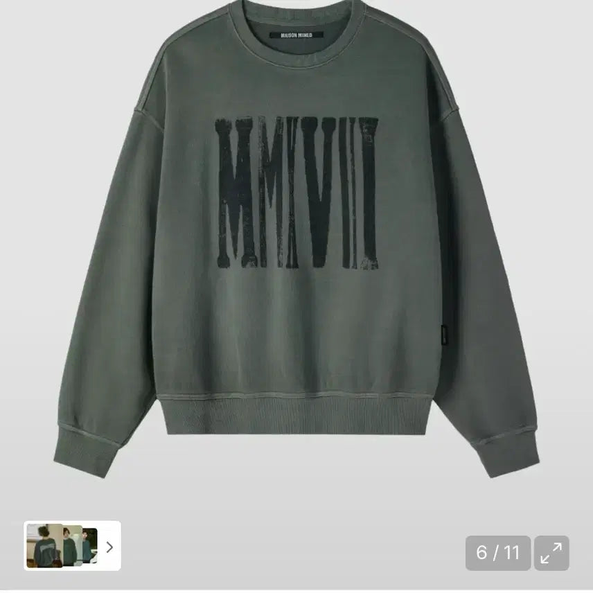 [BUNJANG] Maison Mineed MMXVIII Vintage Sweatshirt / [L] 메종미네드 맨투맨 MMXVIII VINTAGE SWEATSHIRT