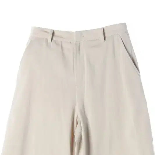 [BUNJANG] FACADE PATTERN Cotton Wide Pants Ivory S / 파사드패턴 코튼 와이드 팬츠 아이보리 S