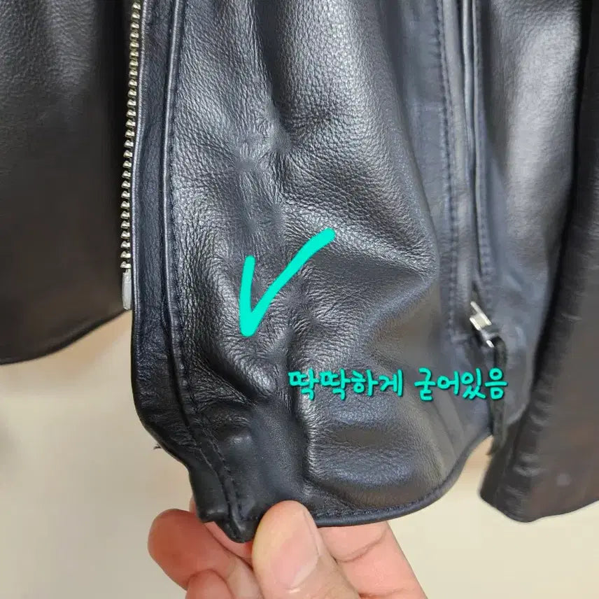 [BUNJANG] Harley Davidson Cafe Racer Leather Jacket / 할리데이비슨 카페레이서 100
