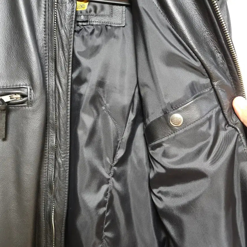 [BUNJANG] Harley Davidson Cafe Racer Leather Jacket / 할리데이비슨 카페레이서 100