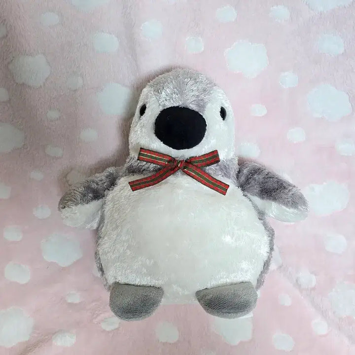 [BUNJANG] Aquarium Vintage Penguin Hand Puppet / 아쿠아리움 빈티지 펭귄 솜 인형 고전 빈티지 인형