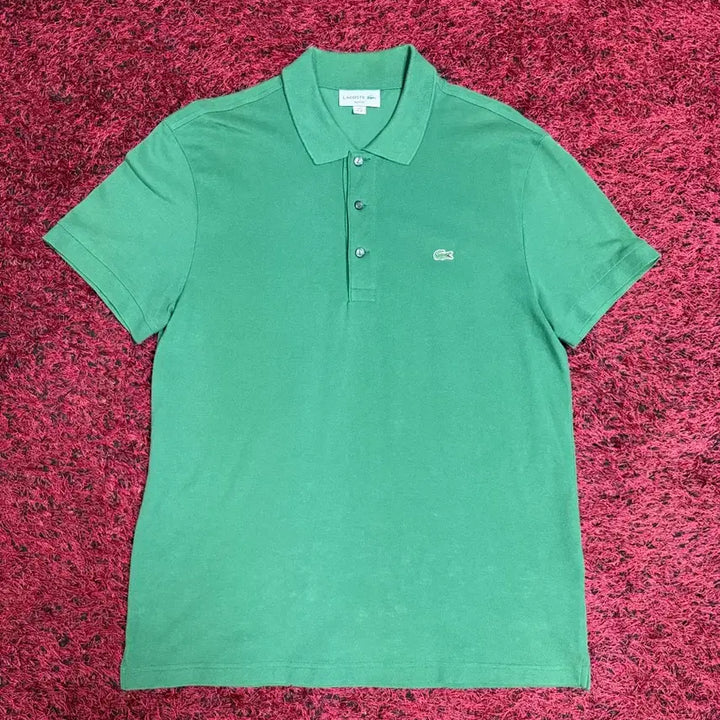 [BUNJANG] Lacoste Green Polo T-Shirt / Lacoste 라코스테 그린 폴로 남자 티셔츠 PK 판매