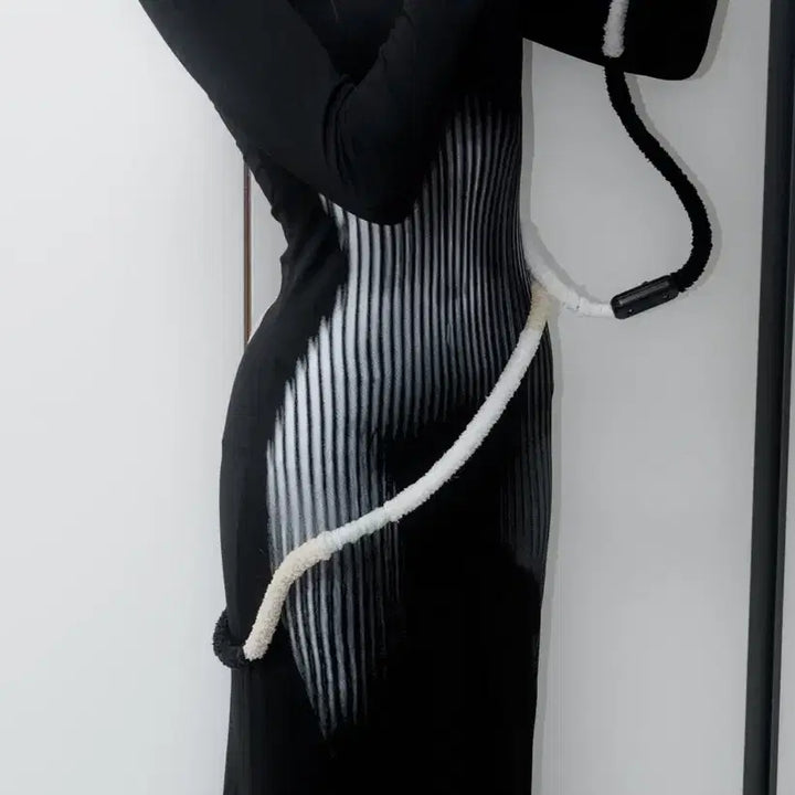 [BUNJANG] Body Printing Long Dress / 바디프린팅 롱 원피스