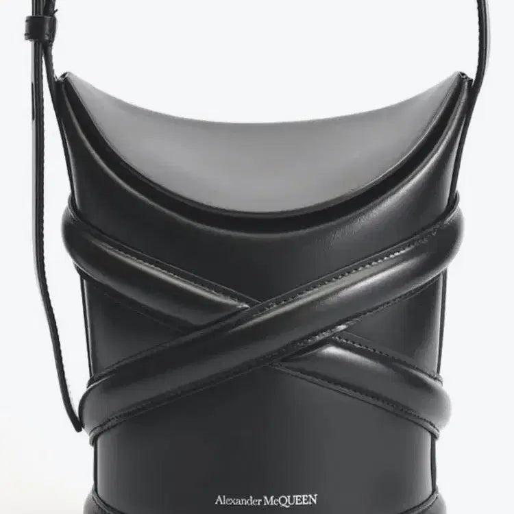 [BUNJANG] Alexander McQueen Black Curve Bag Small / 알렉산더 맥퀸 블랙 커브백 스몰