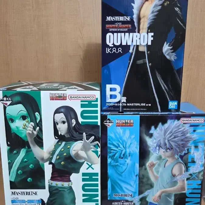 [BUNJANG] Hunter x Hunter Ichiban Kuji Figures Bundle Set (Sealed) / 헌헌 제일복권 3종 (미개봉,일괄)