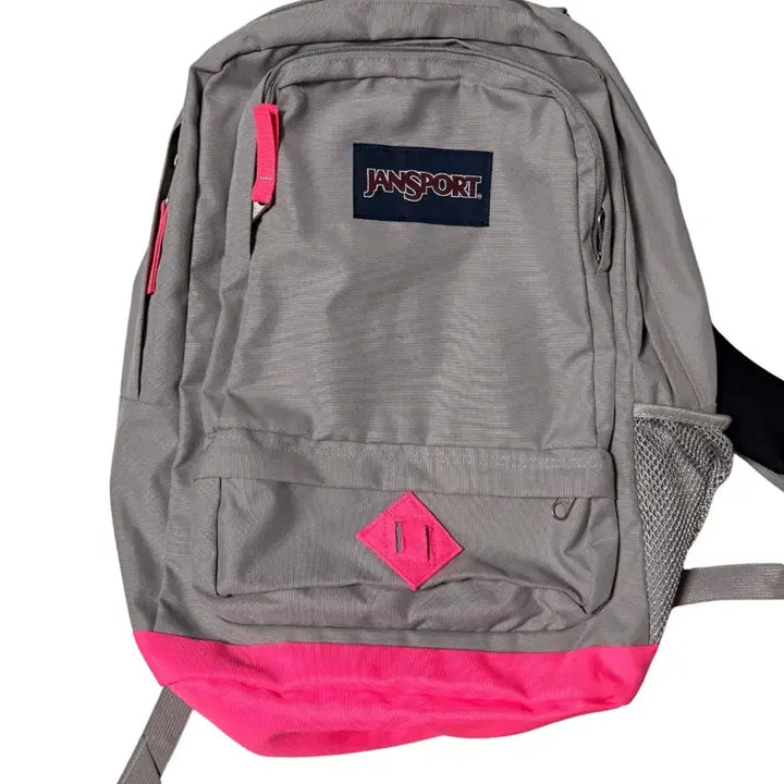 [BUNJANG] JanSport Gray Pink Backpack / 잔스포츠 그레이 핑크 백팩
