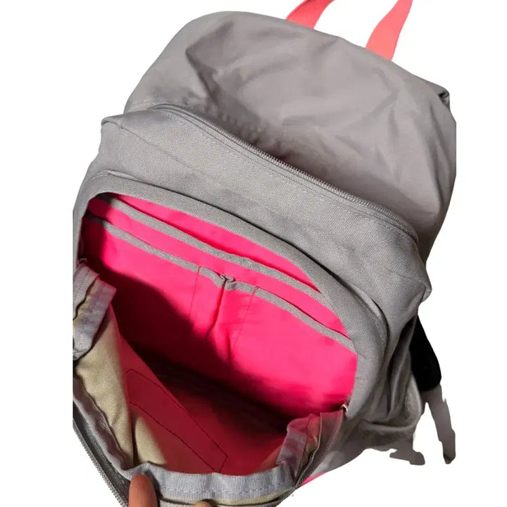 [BUNJANG] JanSport Gray Pink Backpack / 잔스포츠 그레이 핑크 백팩