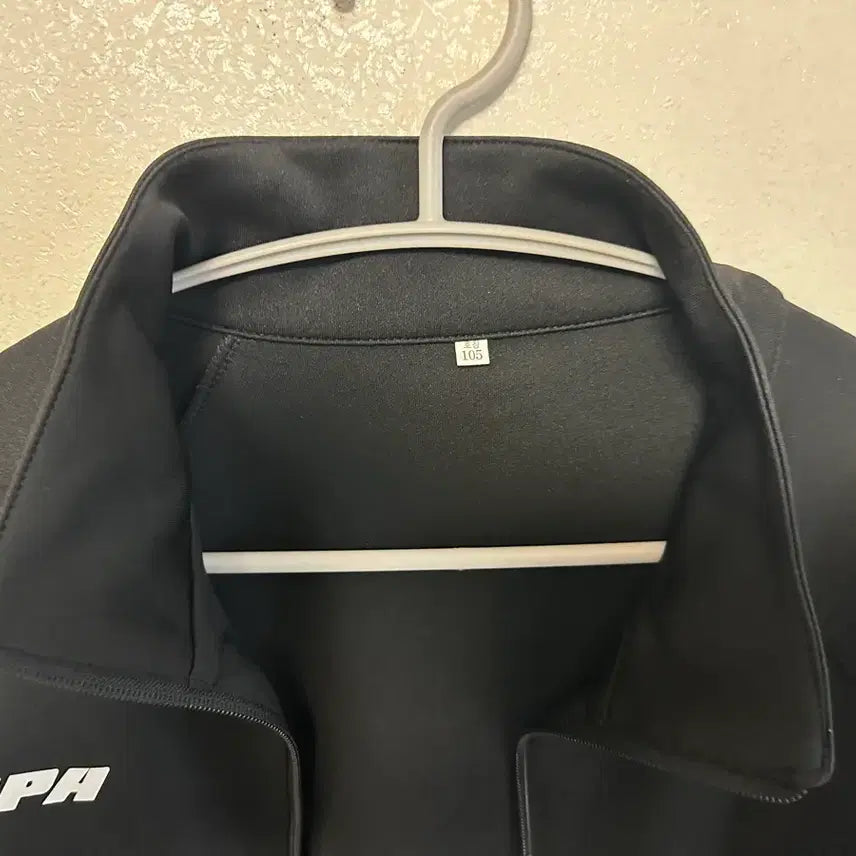 [BUNJANG] Team Kappa Training Zip-up Black Jacket / 체대입시 팀카파 트레이닝 집업 블랙 100