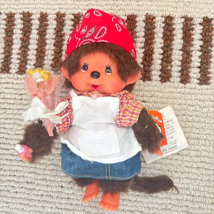 [BUNJANG] Monchhichi Florist Doll / 몬치치 직업시리즈 꽃장사 인형