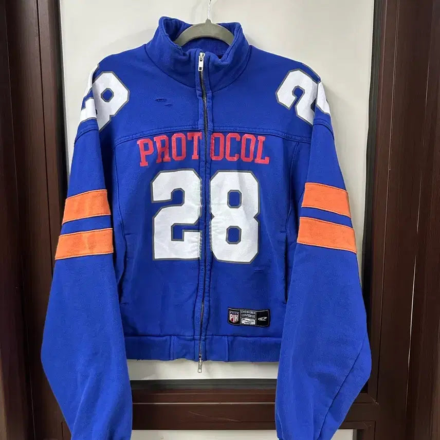 [BUNJANG] Protocol Index Football Jersey Track Jacket / [2] 프로토콜 인덱스 풋볼 저지 트랙 자켓 protocol index