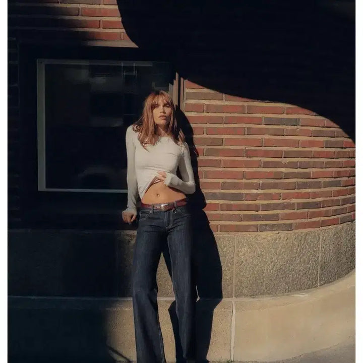 [BUNJANG] ZARA Raw Denim Jeans / 자라 로우라이즈 생지데님 6929/225/443/34