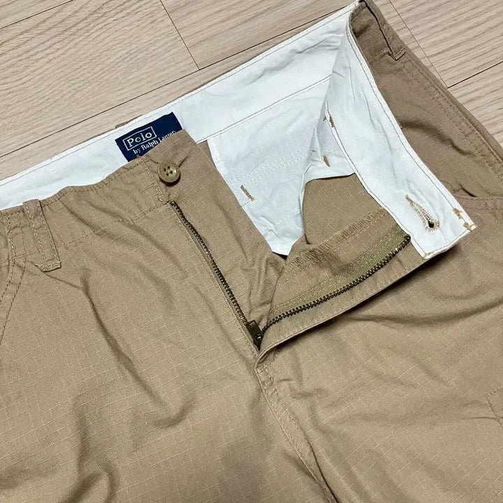 [BUNJANG] Polo Ralph Lauren Ripstop Cargo Pants Beige / [Polo] 폴로 랄프로렌 립스탑 카고 팬츠 베이지