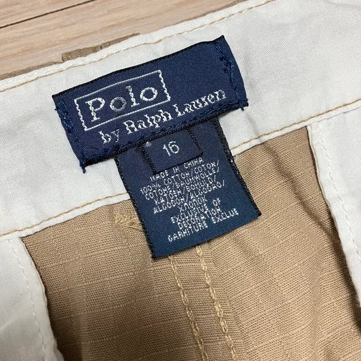 [BUNJANG] Polo Ralph Lauren Ripstop Cargo Pants Beige / [Polo] 폴로 랄프로렌 립스탑 카고 팬츠 베이지