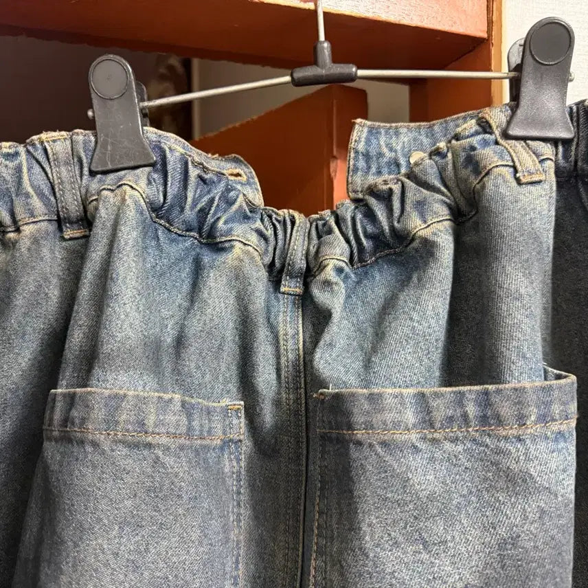 [SOLD OUT] 남자 청바지 낫포너드 허리 프리사이즈 허리밴딩 있음 1월구매
