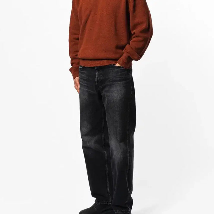 [BUNJANG] Steady Everywear Cozy Wool Cashmere V-Neck Knit Sweater / 스테디에브리웨어 코지 울 캐시미어 브이넥 니트