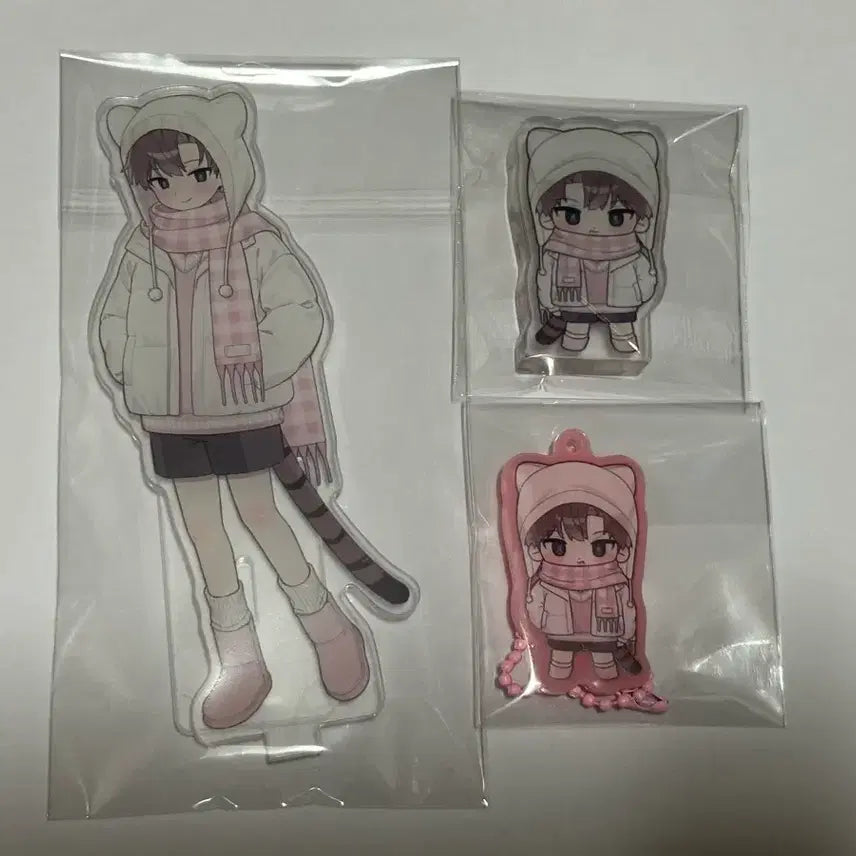 [BUNJANG] Goedam Chulgeun Resha &amp; Choi Yo-won Acrylic Keyring &amp; Corotto Bundle Set / 괴담출근 괴출 레샤님 최요원 아크릴 키링 코롯토 일괄 판매