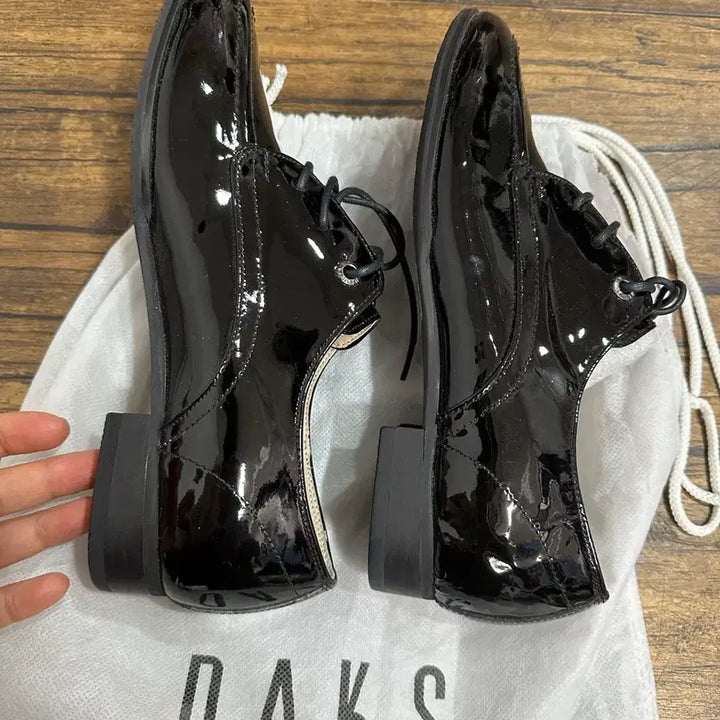 [BUNJANG] DAKS Patent Leather Loafers - Black / 닥스 DAKS 페이던트 로퍼 230 블랙 (단종제품) 새제품