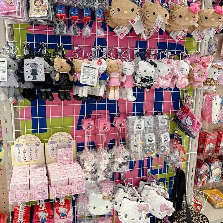 [BUNJANG] Sanrio Dress Up Long Legs Black Kitty Keyring / 산리오 드레스업 롱다리 블랙 키티 키링