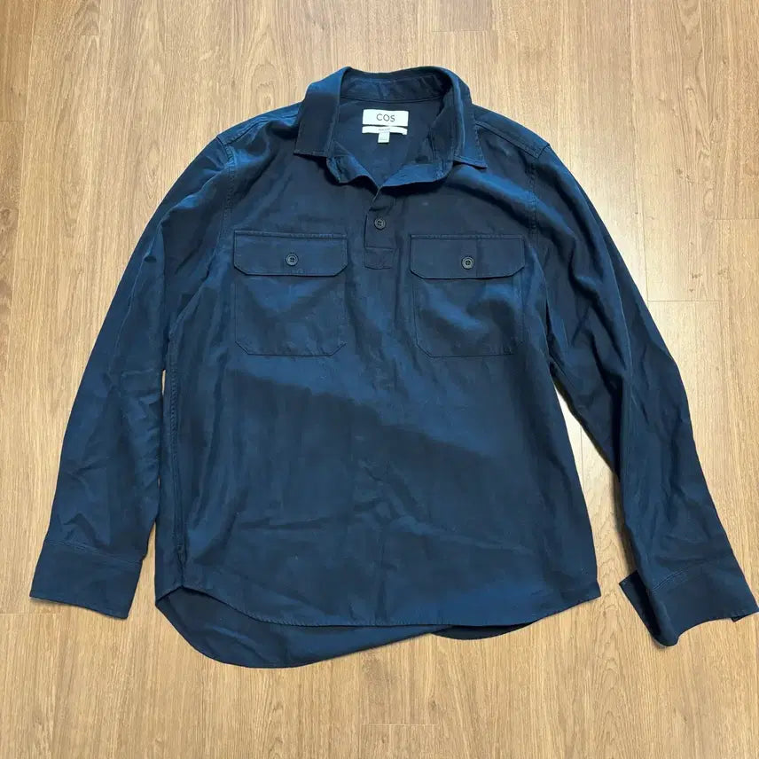 [SOLD OUT] [M] COS 코스 유틸리티 포켓 오버 셔츠 네이비