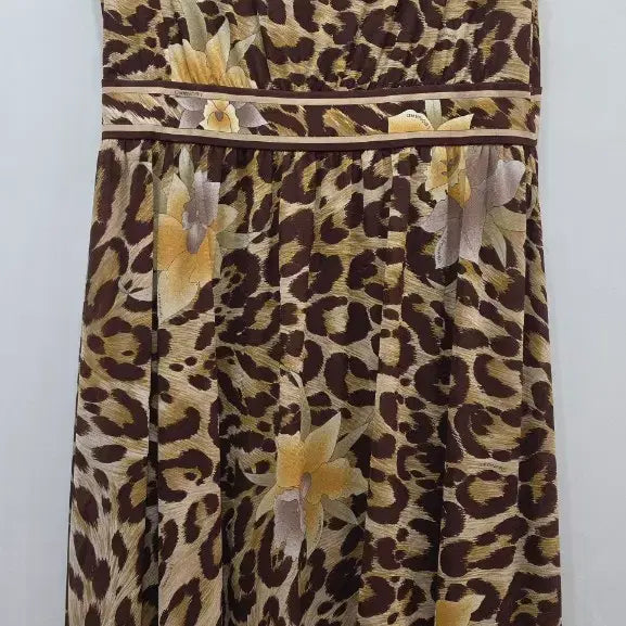 [BUNJANG] Leonard Leopard Flower Midi Dress / (정품)레오나드 호피 플라워 미디 원피스