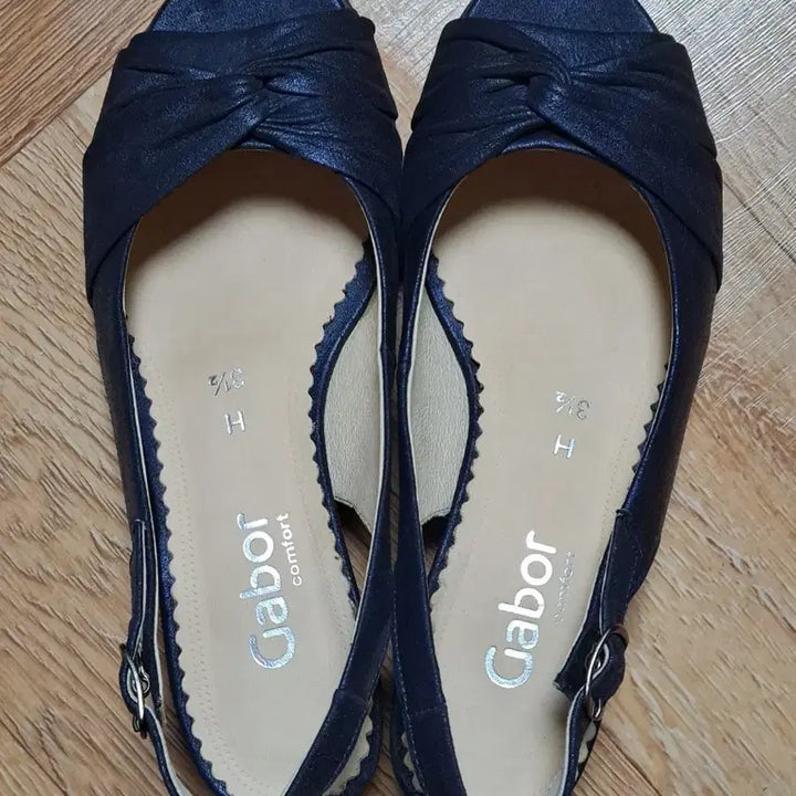[BUNJANG] GABER 235 Goat Leather Slingback Shoes / 가버 3.5 235 염소가죽 슬링백