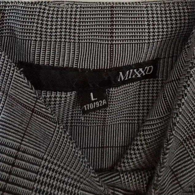 [BUNJANG] MIXXO Checked Pleated Midi Dress (Size L) / 체크 플리츠 원피스. 미쏘 플리츠원피스 라지