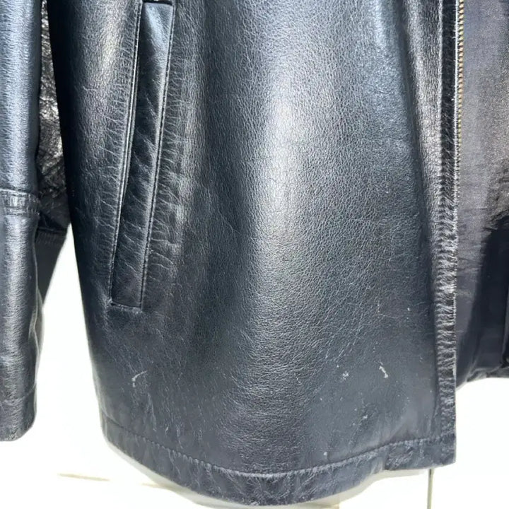 [BUNJANG] Vernove 100% Genuine Leather Jacket / Vernove 빈티지 소가죽 자켓