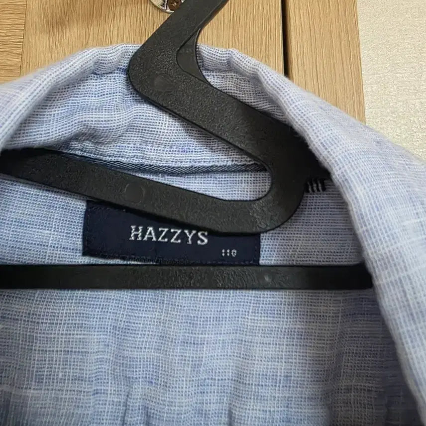 [BUNJANG] HAZZYS Linen Shirt Sky Blue / 헤지스(HAZZYS) 100% 린넨 셔츠 스카이블루