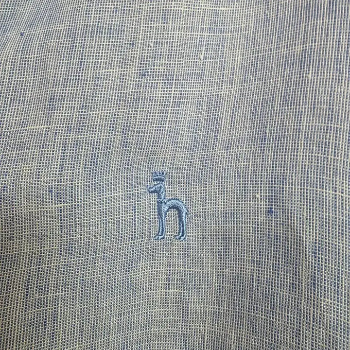 [BUNJANG] HAZZYS Linen Shirt Sky Blue / 헤지스(HAZZYS) 100% 린넨 셔츠 스카이블루