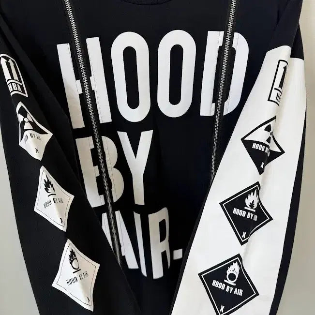 [SOLD OUT] 후드바이에어HBA 더블지퍼 롱슬리브