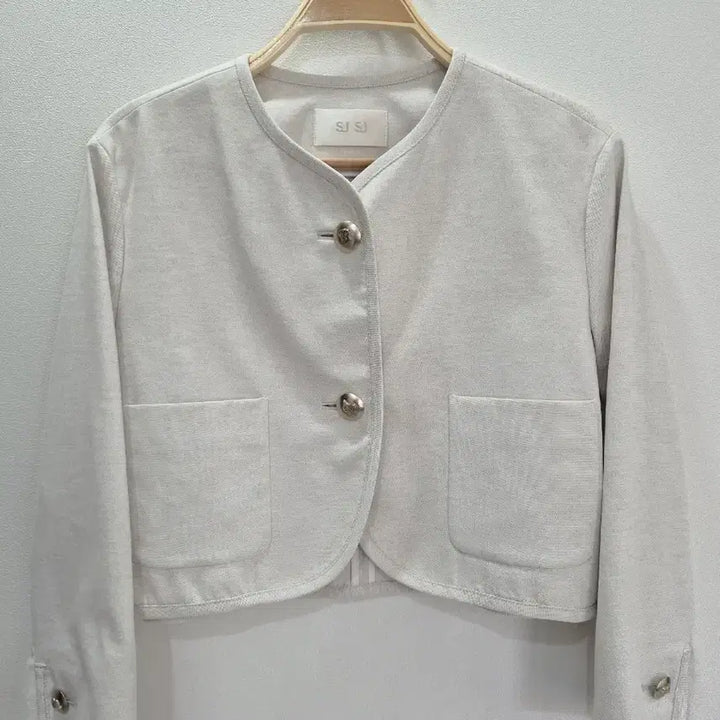 [BUNJANG] SJ Ivory Crop Jacket / SJ SJ 아이보리 크롭 자켓