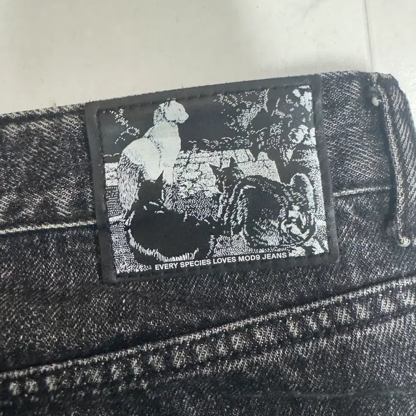 [BUNJANG] Mod9 Black Stardust MOD1w Denim Jeans / 모드나인 / Black Stardust - MOD1w / 31