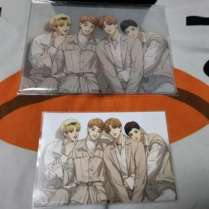[BUNJANG] Jinx Mingwa Acrylic Plate with Illustration Photo / 징크스 밍과전 아크릴 플레이트 보드 인화사진 개봉